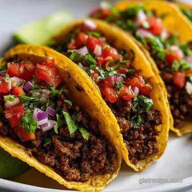 Ground Beef Tacos Seasoning Recipe in 20 Minutes Recipe Card