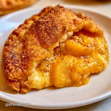 Hardees Peaches and Cream Fried Pie: Creamy