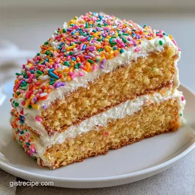 Homemade Butter Birthday Cake: Silky