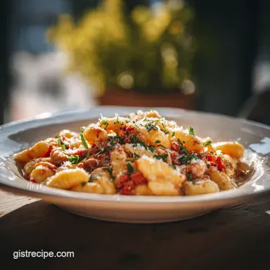Cavatelli Pasta Recipe: Traditional Italian for 4 Servings Recipe Card