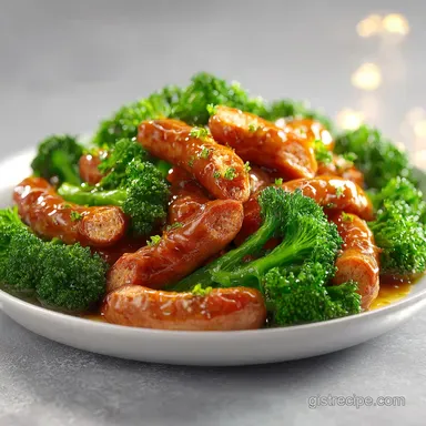 Honey Garlic Shrimp Sausage in 30 Min
