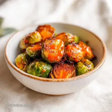 Honey Sriracha Brussels Sprouts in 25 Min