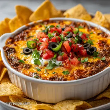 Hot Taco Dip Recipe Party Food in 40 Minutes
