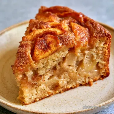 Recipe for Irish Apple Cake: 6 Servings Recipe Card
