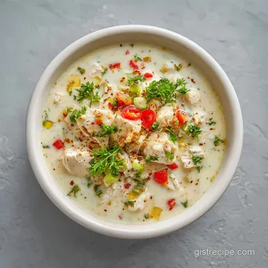 Tasty Keto White Chicken Chili Recipe: Slow Cooked