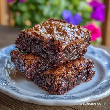 Chocolate Brownies for 100 Servings Recipe Card