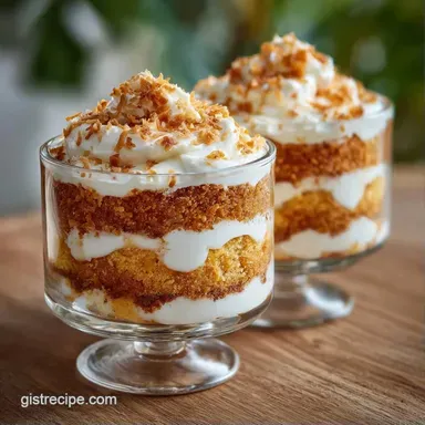 Layered Graduation Dessert Cups for 12 Recipe Card