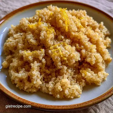 Lemon Quinoa Bowl in 30 Minutes Recipe Card
