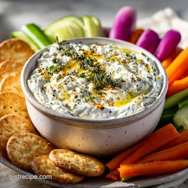 Loaded Veggie Ranch Dip Recipe: Party-Ready Velvety Base Recipe Card