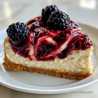 Low Carb Black Raspberry Cheesecake Recipe Card