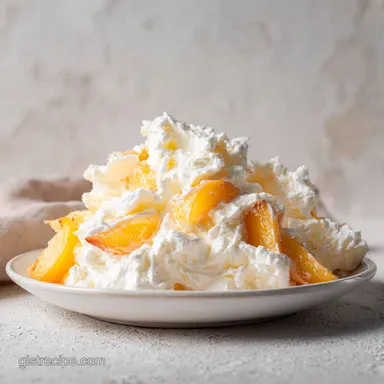 Millionaire Peach Salad in 10 Minutes: Creamy and Velvety Recipe Card