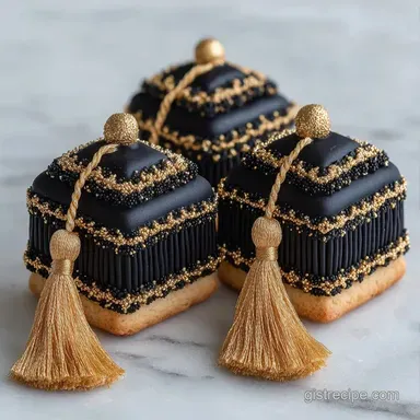 Mini Graduation Cap Cookies in 57 Minutes Recipe Card