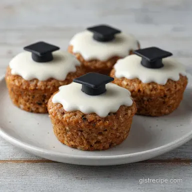 Mini Graduation Party Cakes for 12 Recipe Card