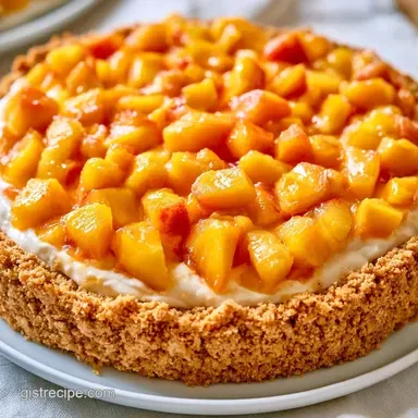 Peaches and Cream Pie No Bake: Creamy Recipe Card