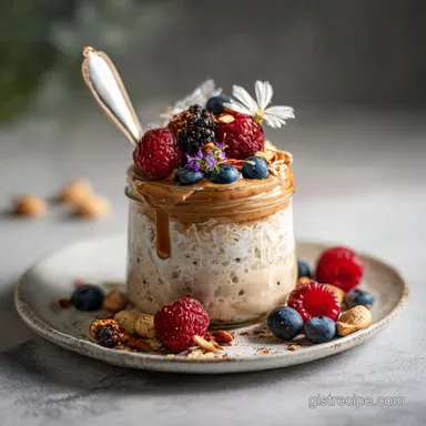 Overnight Oats with Yogurt: Overnight Prep Recipe Card