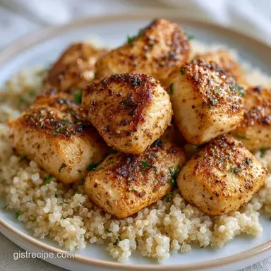 Quinoa Bowl with Chicken in 30 Minutes Recipe Card