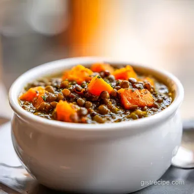 Vegan Lentil Curry with Coconut Milk Recipe Card