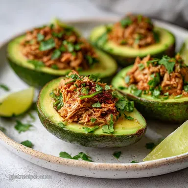 Tuna Stuffed Avocados in 10 Minutes