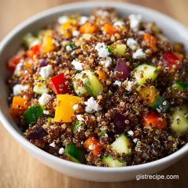 Quinoa Salad With Lemon Dressing: Zesty