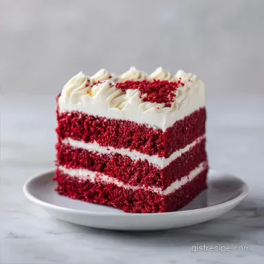 Red Velvet Birthday Cake for 15 Servings