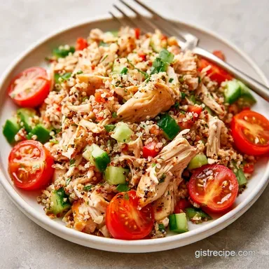 Rotisserie Chicken Quinoa Salad for 4 Recipe Card