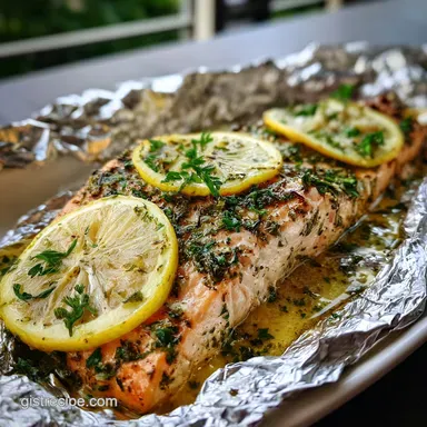 Baked Salmon in Foil with Lemon in 25 Minutes Recipe Card