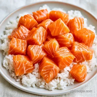 Salmon Sushi Rice Bowl in 30 Minutes Recipe Card