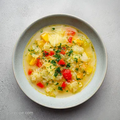 Cabbage Soup Recipe for 6 Servings