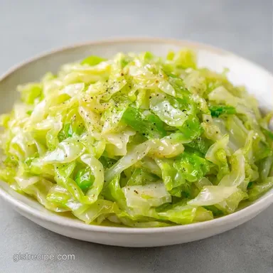 Simple Green Cabbage Side in 20 Minutes Recipe Card