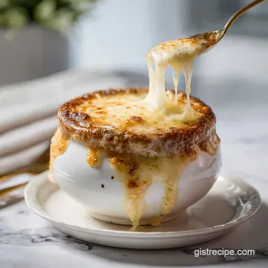 Slow Cooker French Onion Soup for 6