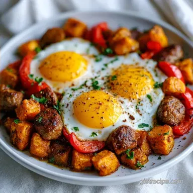 Sweet Potato Hash with Breakfast Sausage