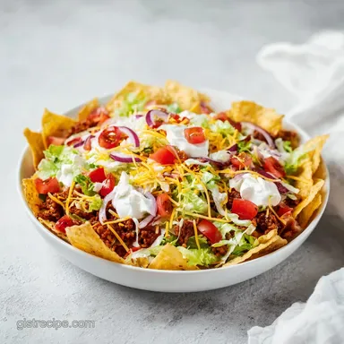 Taco Salad With Catalina Dressing Recipe for 6 Servings