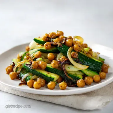 Zucchini Chickpea Skillet in 25 Minutes