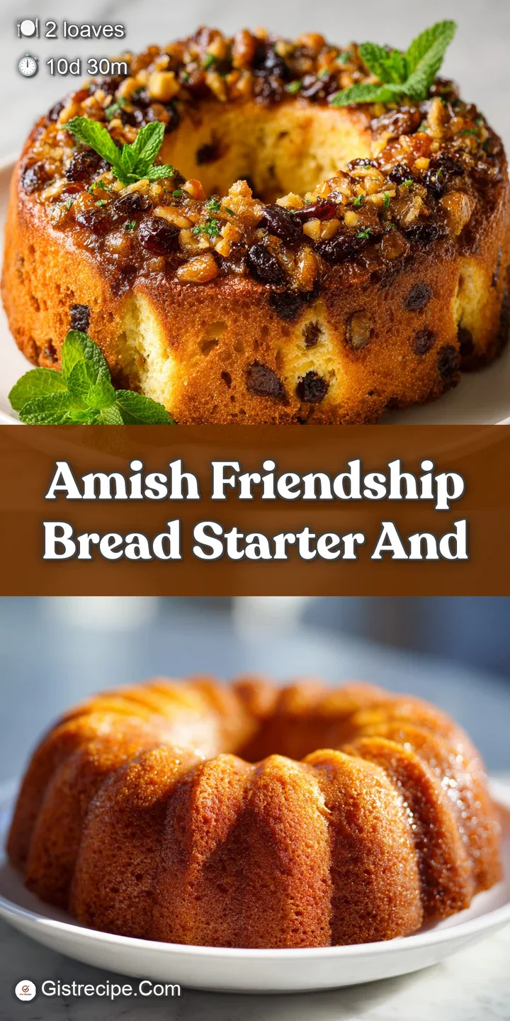 Close-up of the soft, moist crumb of freshly baked Amish Friendship Bread with cinnamon swirl. A comforting treat.