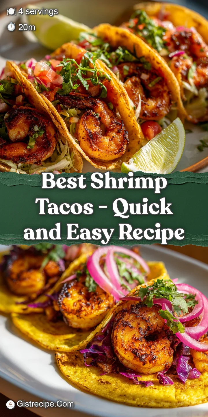 Close-up of plump, seared shrimp nestled in warm tortillas, topped with crisp lettuce and a drizzle of sauce.