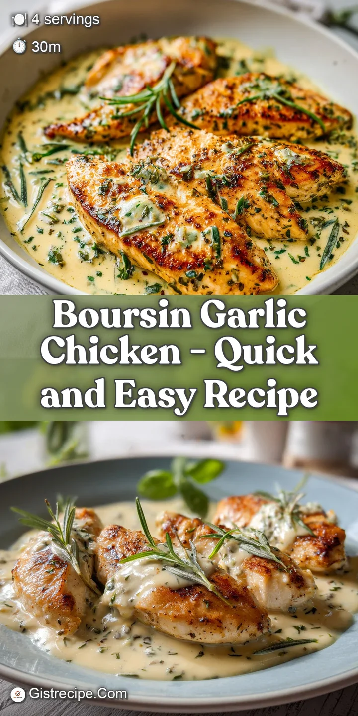 Close-up of tender, seared chicken glistening under a rich, creamy herb sauce with visible bits of minced garlic.