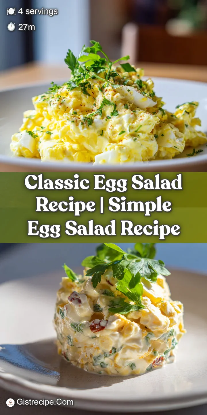 Close-up reveals the delightful texture of a creamy egg salad, studded with bright pops of green and hints of white.