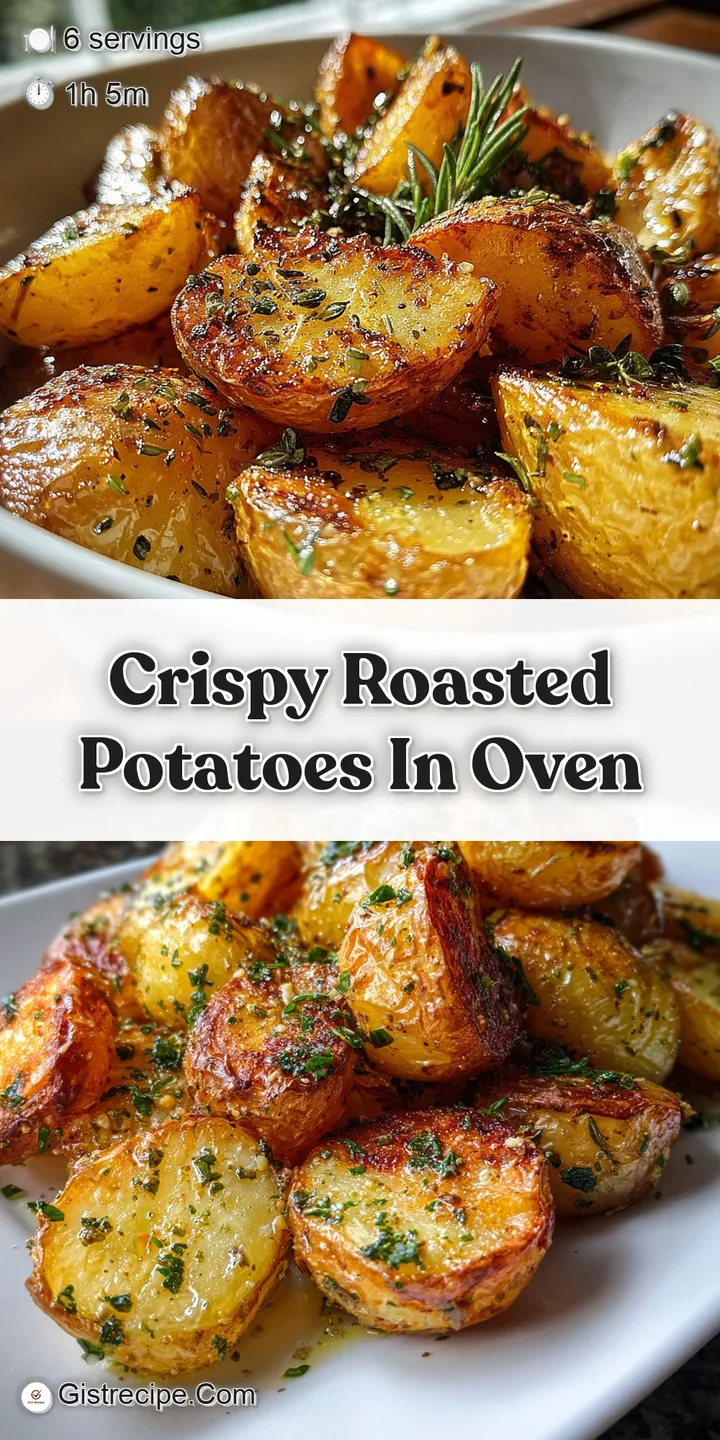 Close-up reveals the irresistible crunch of roasted potato skin, contrasting with the soft, creamy potato flesh inside.