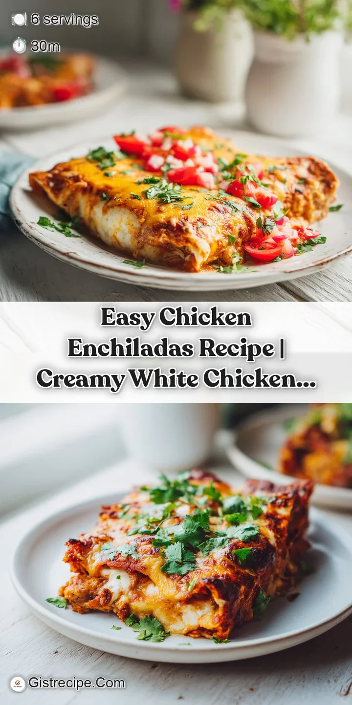 A fork-tender shred of chicken peeking from a perfectly baked enchilada, gooey cheese pulling away from a rich sauce.