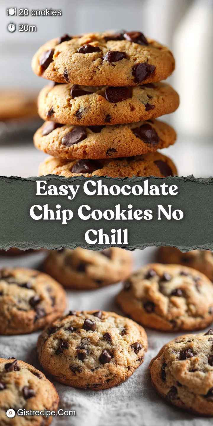 Close-up of a warm chocolate chip cookie; melted chips glisten. Irregular texture hints at a soft, chewy interior and cris...