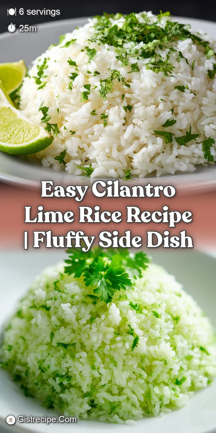 Close-up view of vibrant cilantro lime rice, the bright green herbs and glistening grains hinting at a zesty, fresh flavor.