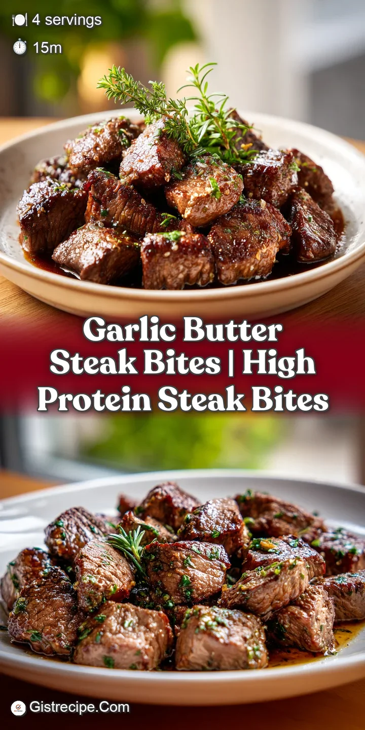 Close-up of perfectly seared steak bites, boasting a rich, caramelized crust and moist interior.