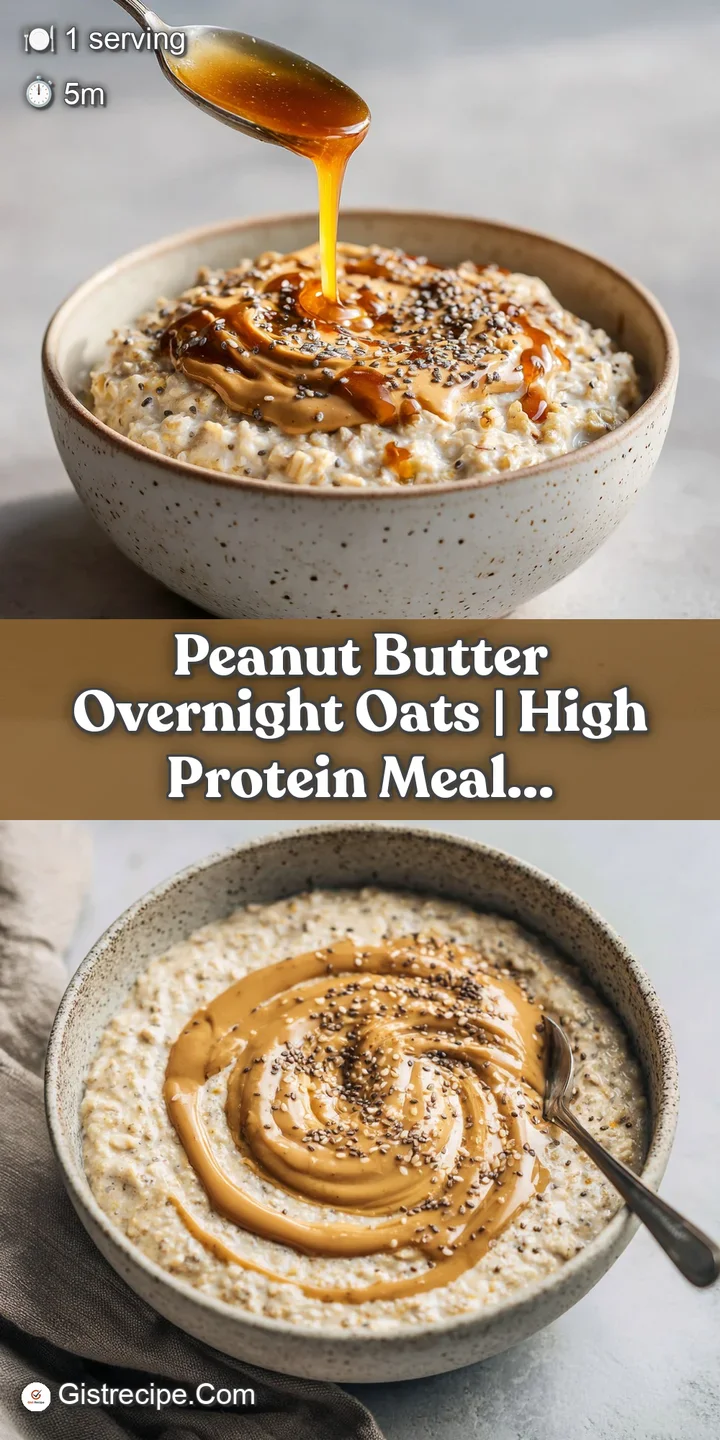 Extreme close-up of thick, velvety beige oats featuring a glossy peanut butter ripple and crunchy toasted seeds.