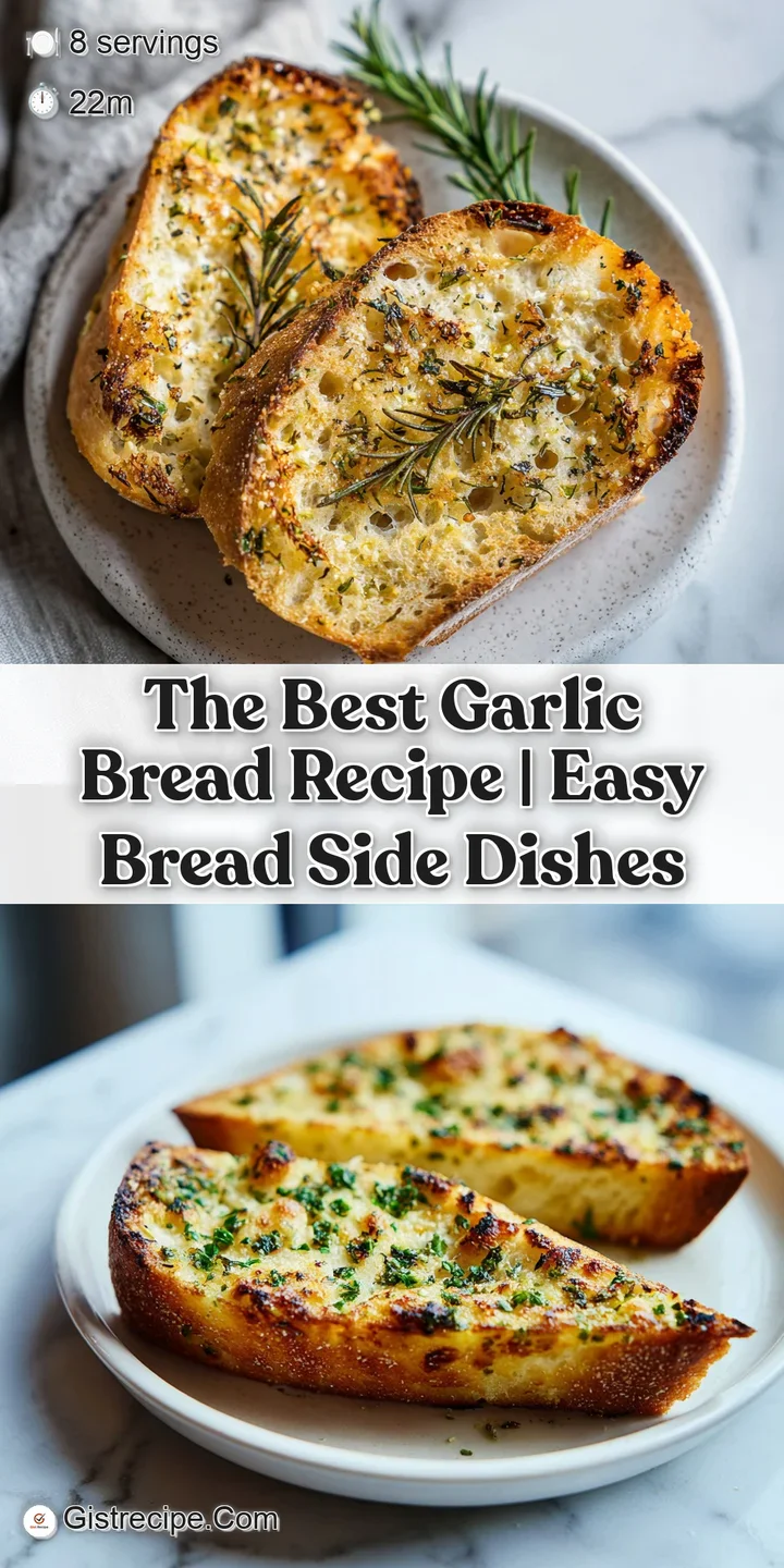 Close-up of a perfectly toasted, airy garlic bread crust, revealing a fluffy interior and melted buttery goodness.