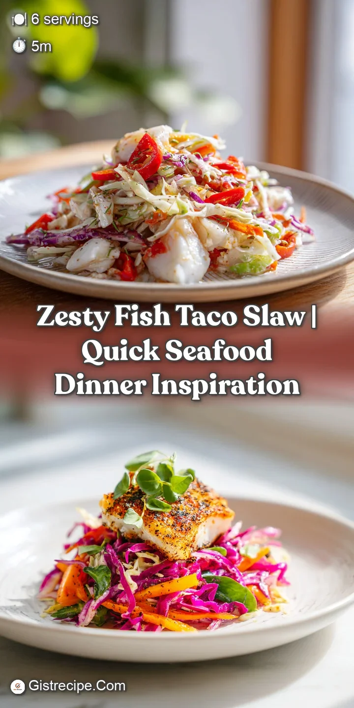 Close-up of flaky white fish nestled in a warm tortilla with crisp, colorful slaw.