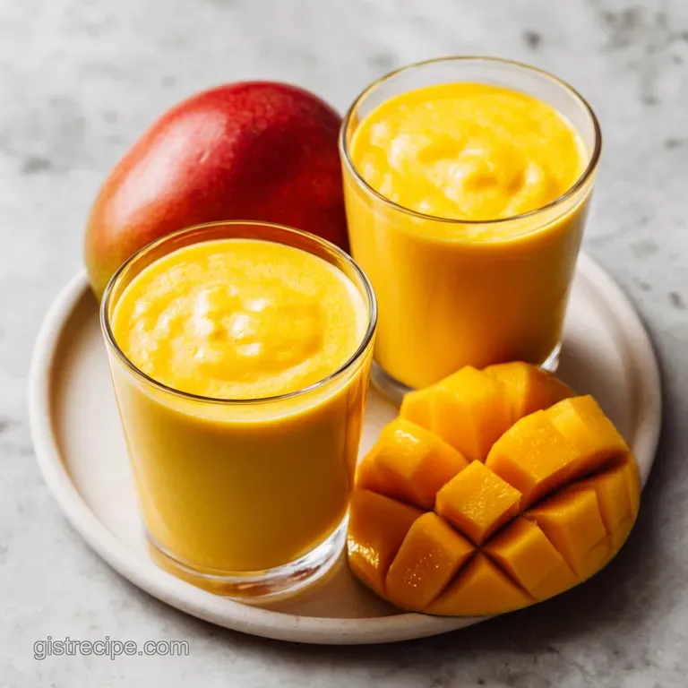 The Best Mango Smoothie: Velvety and Tropical