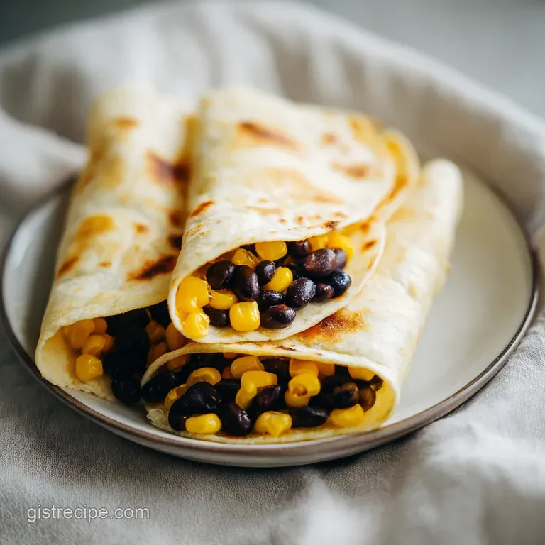 Black Bean Corn Vegetarian Tacos: Smoky and Hearty
