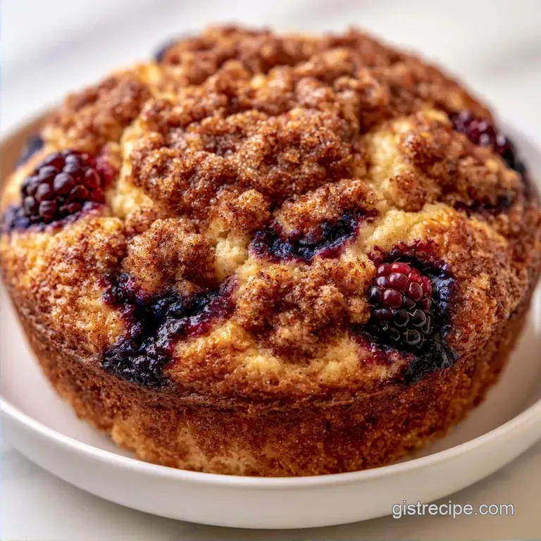 Black Raspberry Coffee Cake with Sour Cream
