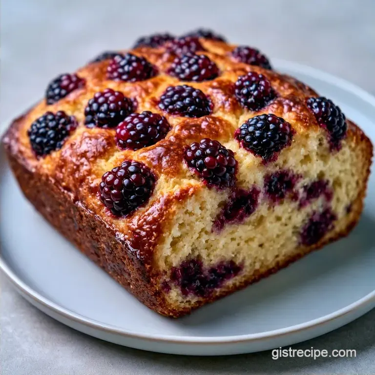 Black Raspberry Loaf Cake