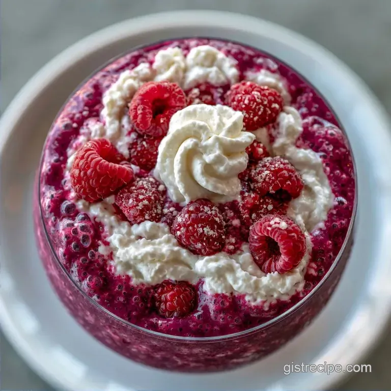 Black Raspberry Milkshake with Vanilla Bean